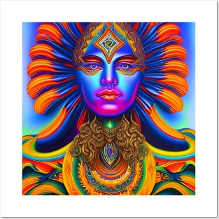 Techno-Shaman (25) - Trippy Psychedelic Art Posters and Art